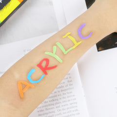 24 36 Colors Acrylic Paint Markers Pens Set