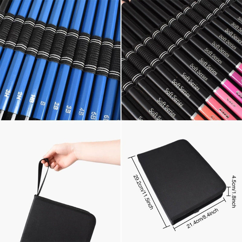 96 Pcs Sketch Pencil Set With 95 Pcs Sketch Pencil + Sketch Notebook Painting Color Pencil Set Painting Color Pencil Set Art Supplies Kit For Professional Art Drawing