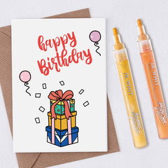 Acrylic Paint Markers Pen 12/24/36 Colors Acrylic Paint Marker Pens Set For Rocks Painting, Ceramic, Glass, Wood, Fabric, Canvas, Mugs, DIY Craft Making Supplies, Scrapbooking Craft, Card Making