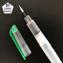 1/3/6pcs Refillable Paint Brush Water Color Brush Soft Watercolor Brush Ink Pen for Painting Calligraph Drawing Art Supplies