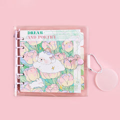 New Loose Leaf PVC Square Notebook