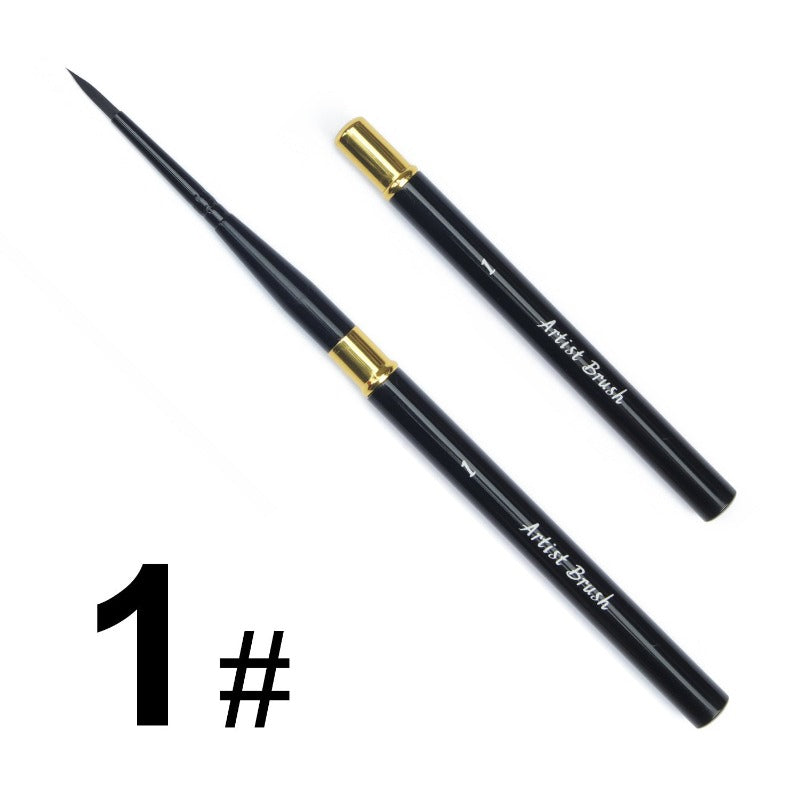 Nylon Hair Watercolor Brush Portable Travel Carry-on Brush Set Art Painting Professional Supplies