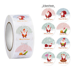 500pcs/roll 2.5cm Sealing Label Sticker Gifts Box Labels Decorations