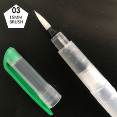 1/3/6pcs Refillable Paint Brush Water Color Brush Soft Watercolor Brush Ink Pen for Painting Calligraph Drawing Art Supplies