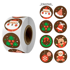 500pcs/roll 2.5cm Sealing Label Sticker Gifts Box Labels Decorations