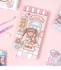 Cute Little Mochi Kawaii Cartoon Series Weekly Plan