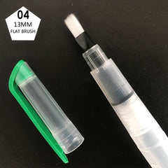 1/3/6pcs Refillable Paint Brush Water Color Brush Soft Watercolor Brush Ink Pen for Painting Calligraph Drawing Art Supplies