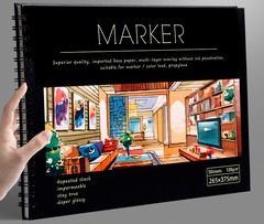 8K 50 Sheets of Thickened Paper Sketchbook