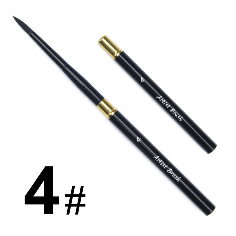 Nylon Hair Watercolor Brush Portable Travel Carry-on Brush Set Art Painting Professional Supplies