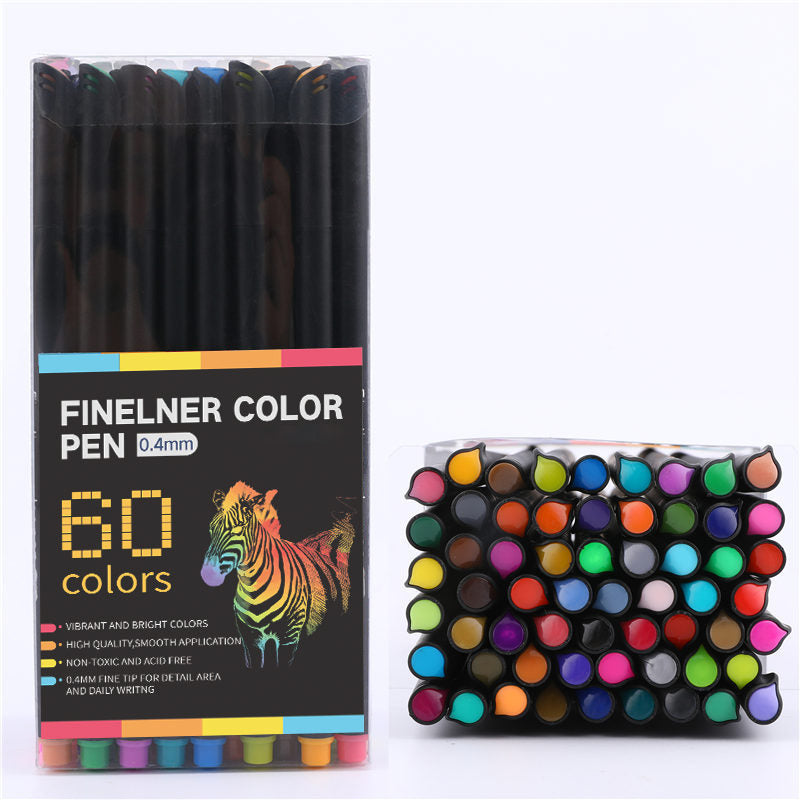 12/24/36/48/60/100 Gel Pen Colorful Neutral Permanent Fineliner Pens For School Office Art Marker Pen Set Ink Markers Pen