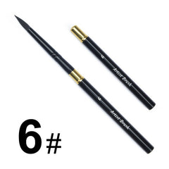 Nylon Hair Watercolor Brush Portable Travel Carry-on Brush Set Art Painting Professional Supplies