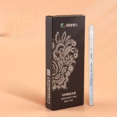 0.8mm Ink Gel Pen Set Sketch Painting Pen Set Highlighter Set for Student Stationery Drawing Art Writing School Supplies Art Hand-painted Anime Design Hook Line Pen School Stationery Supplies