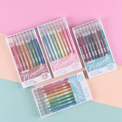 0.5mm Morandi Neutral Color Pen Set 9pcs/pack Morandi Color Student Markers