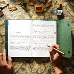 Genuine Leather Journal Handmade Planner Sketch Book Notebook