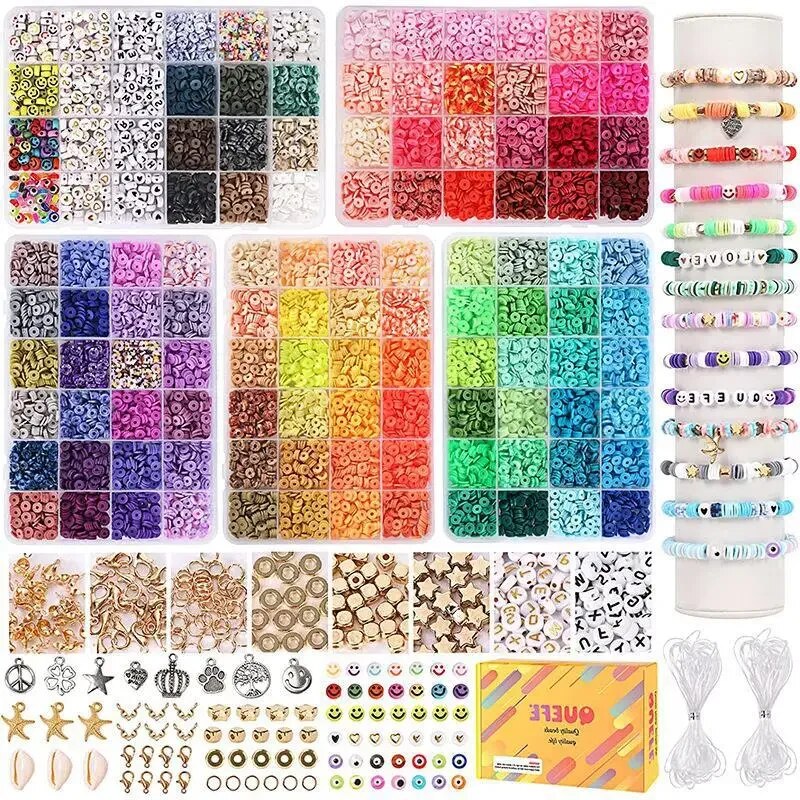 10800Pcs Making Beads Kit Box Jewelry Making Kit Set