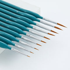 10pcs/set Miniature Paint Brushes Detail Fine Tip Painting Brushes