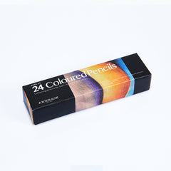 Wooden Oily Colored Pencils Set Coloring Colorful Art Supplies