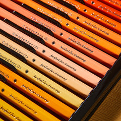 Wooden Oily Colored Pencils Set Coloring Colorful Art Supplies
