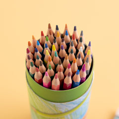 Oil Color Pencil Set With Paper Tube Professional Art Painting Colored Pencil Kit