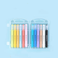 Acrylic Color Marker Set Macaroon Colors Washable Pen Water-based Soft Tip