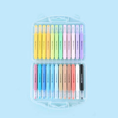 Acrylic Color Marker Set Macaroon Colors Washable Pen Water-based Soft Tip