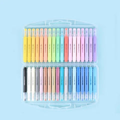 Acrylic Color Marker Set Macaroon Colors Washable Pen Water-based Soft Tip