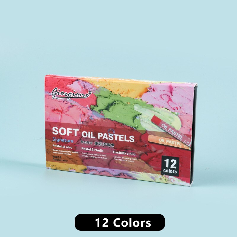 12/24/36/48 Colors Professional Drawing Crayon Soft Oil Pastel Set