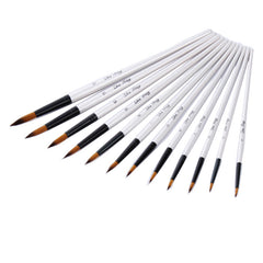 12 Pcs Set Nylon Wool Oil Painting Watercolor Pen Set