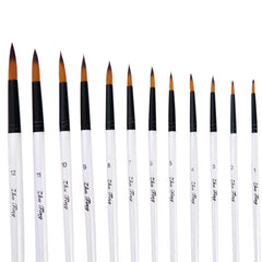 12 Pcs Set Nylon Wool Oil Painting Watercolor Pen Set