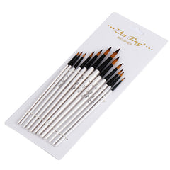 12 Pcs Set Nylon Wool Oil Painting Watercolor Pen Set