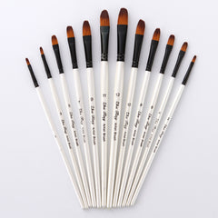 12 Pcs Set Nylon Wool Oil Painting Watercolor Pen Set