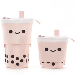 1Pc Fashion Cute Retractable Pencil Case Telescopic Pen Bag Stationery Case
