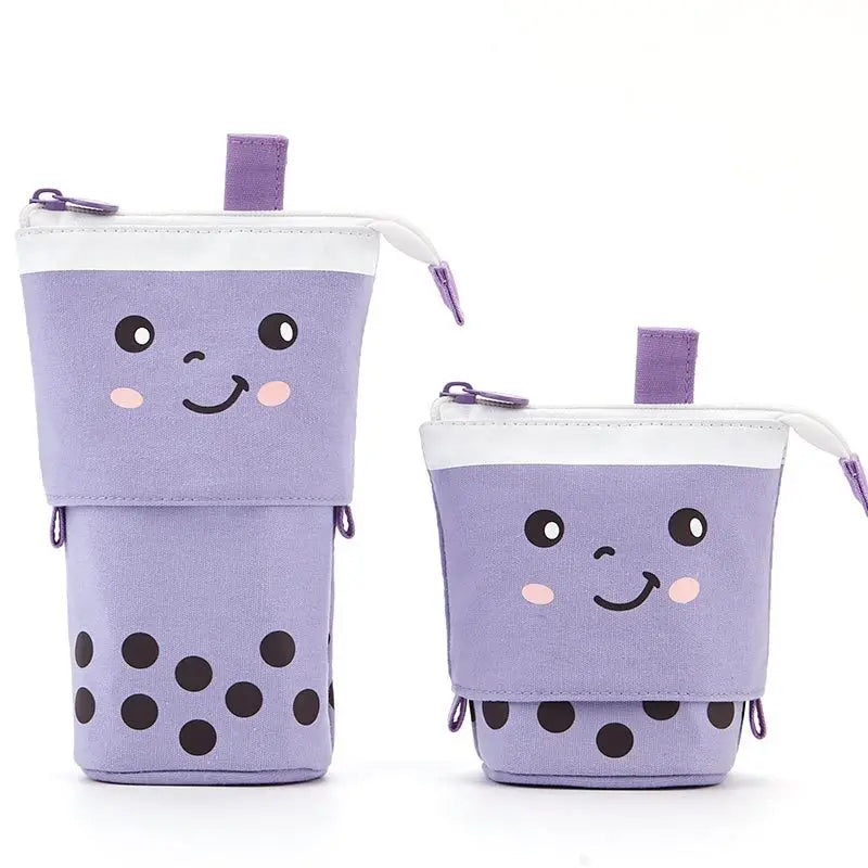 1Pc Fashion Cute Retractable Pencil Case Telescopic Pen Bag Stationery Case