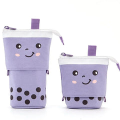 1Pc Fashion Cute Retractable Pencil Case Telescopic Pen Bag Stationery Case