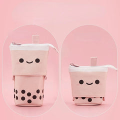 1Pc Fashion Cute Retractable Pencil Case Telescopic Pen Bag Stationery Case
