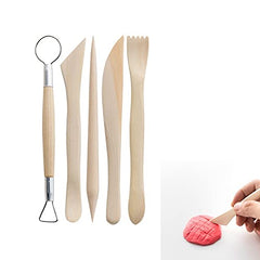 20pcs Ceramic Clay Tools Wooden Pottery Tools