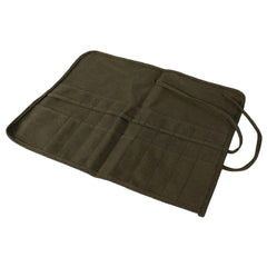 22 Slots Canvas Roll Up Storage Bag Canvas Gouache Pen Curtain