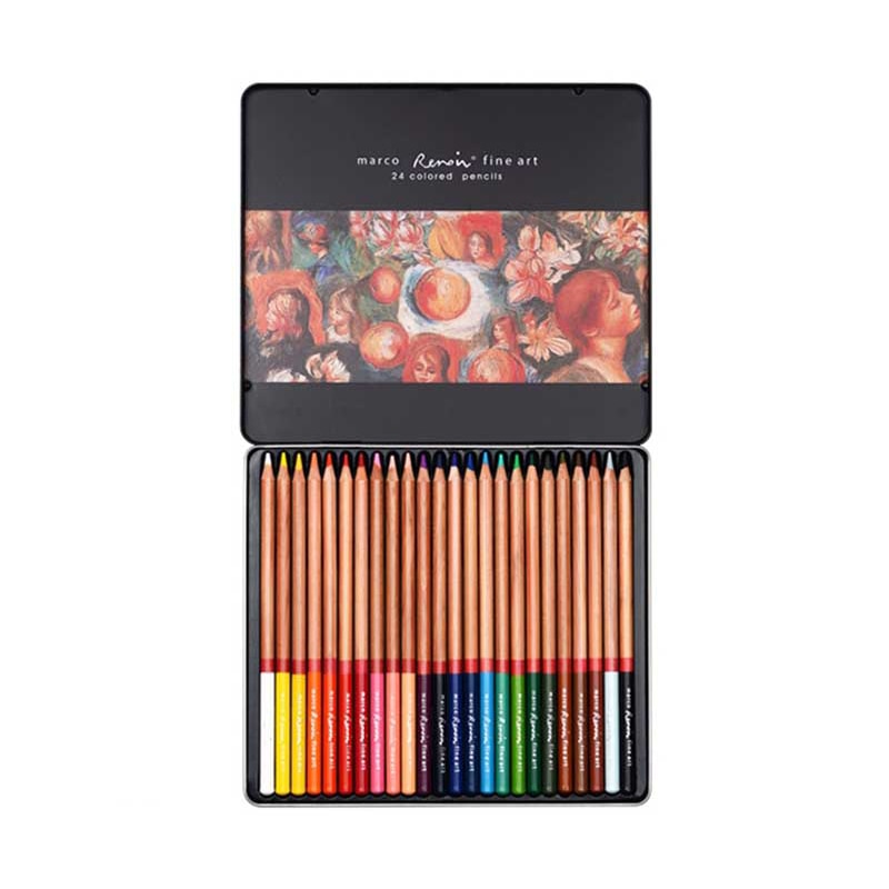 24/36/48/72/100/120 Colors Oil Color Pencil Set With Tin Box