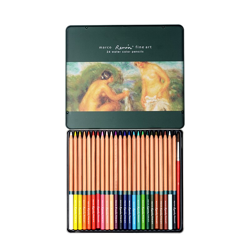 24/36/48/72/100/120 Colors Water Soluble Colored Pencils Set