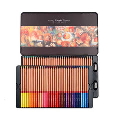 24/36/48/72/100/120 Colors Oil Color Pencil Set With Tin Box