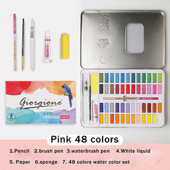 36/48 Colors Watercolor Paint Sets