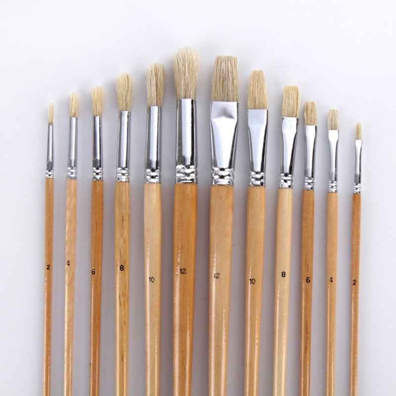 38pcs Paint Brush Set with Canvas Holder