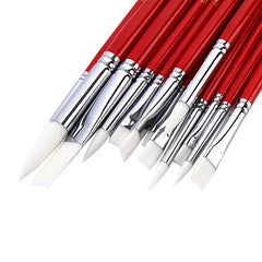 38pcs Paint Brush Set with Canvas Holder