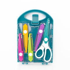 5-In-1 Detachable Craft Scissor Set With Different Cut Style Scissors