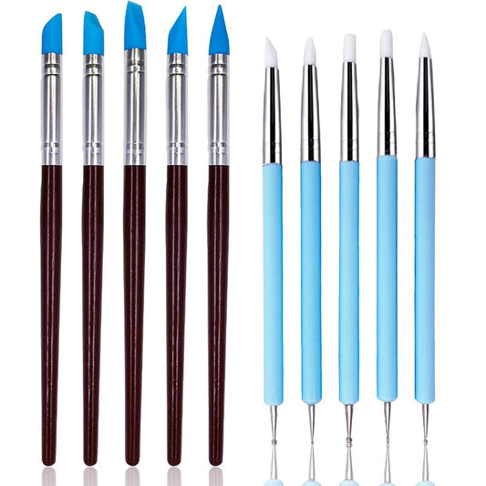 Silicone Art Pottery Clay Sculpting Tool Set DIY Carving Sculpting Tools