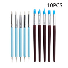 Silicone Art Pottery Clay Sculpting Tool Set DIY Carving Sculpting Tools
