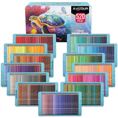 520 Colors Colored Pencils Set Oil-based colored Pencils Gift Box Set