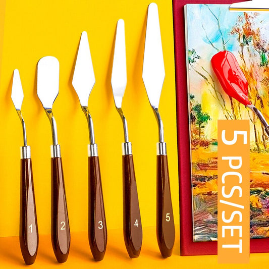 Stainless Steel Spatula Kit Arts Painting Tool Set