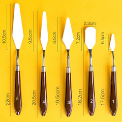 Stainless Steel Spatula Kit Arts Painting Tool Set