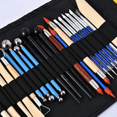 61pcs Set Pottery Clay Tools Modeling Carved Ceramic DIY Tool